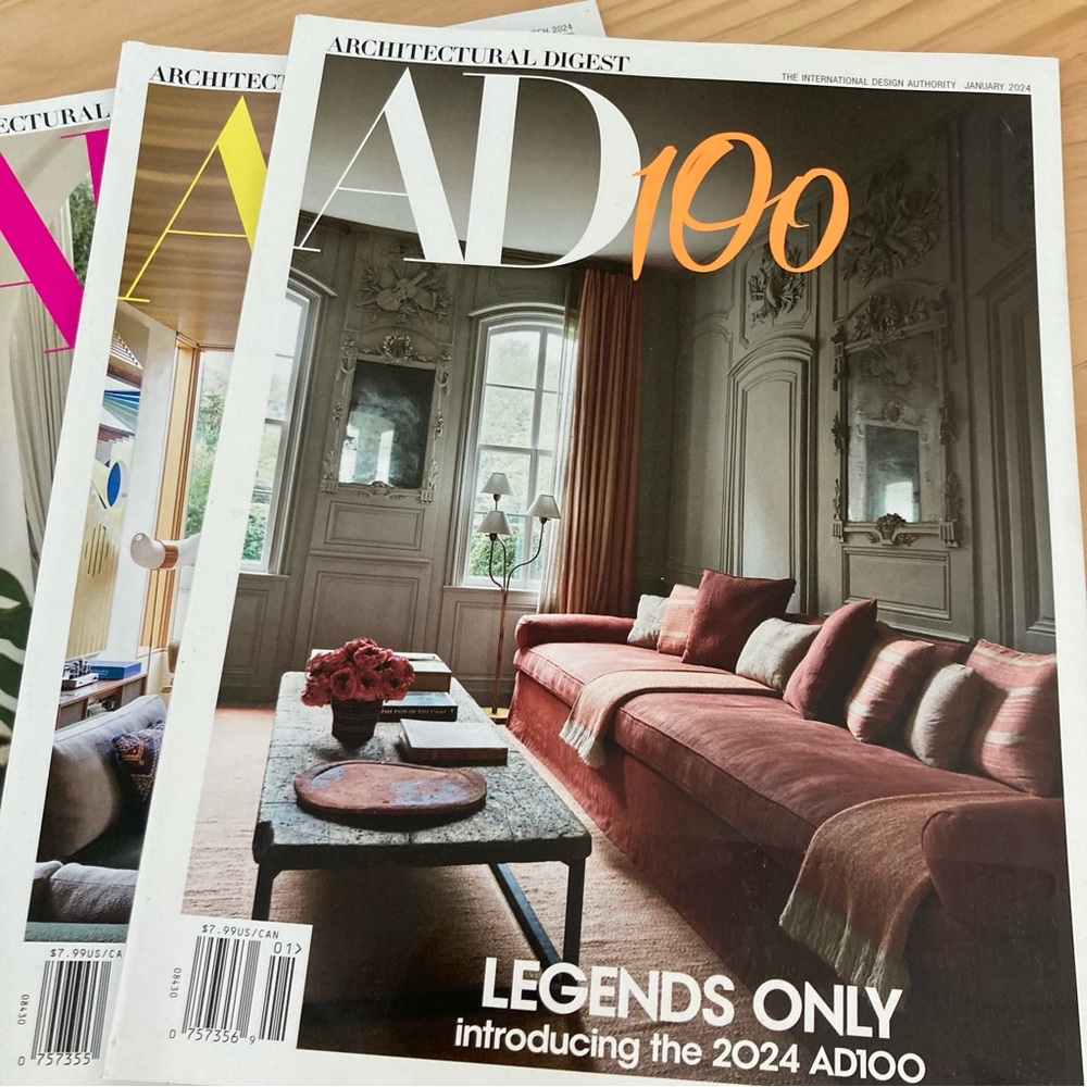 Architectural Digest 2024 Full Subscription Magazine Collection - Picture 3 of 8